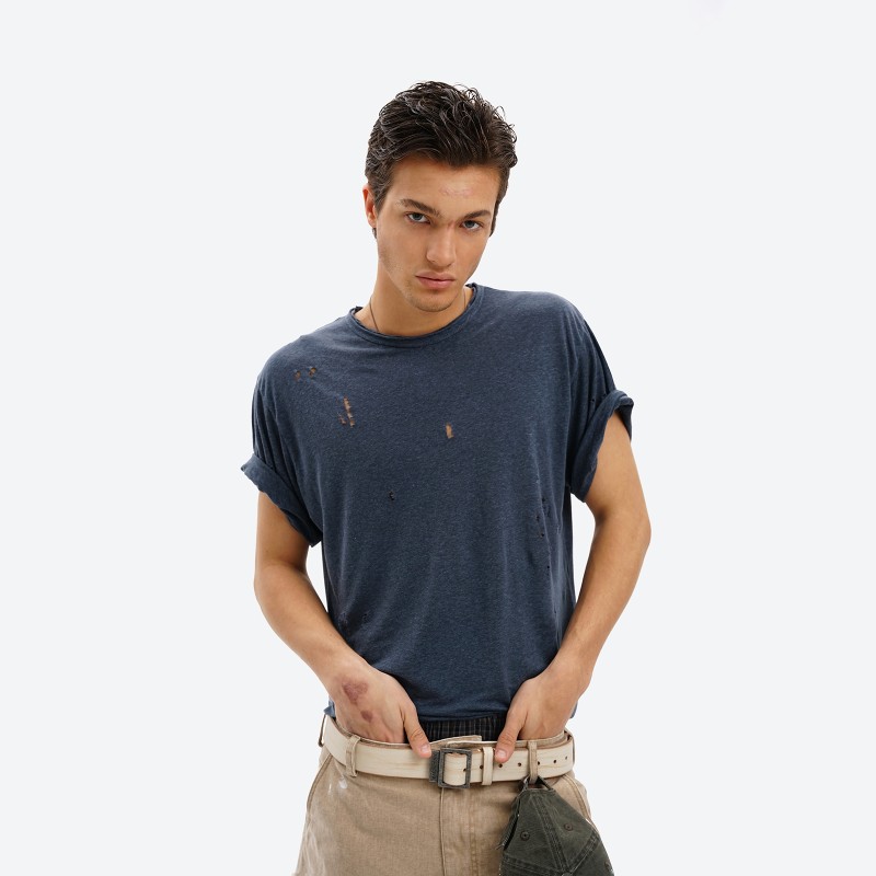 Loose Fit Ripped  T-Shirt